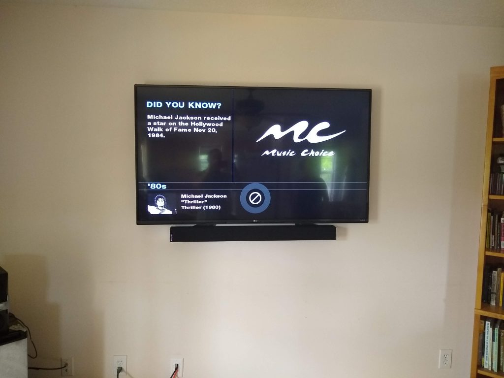 cordless tv install
