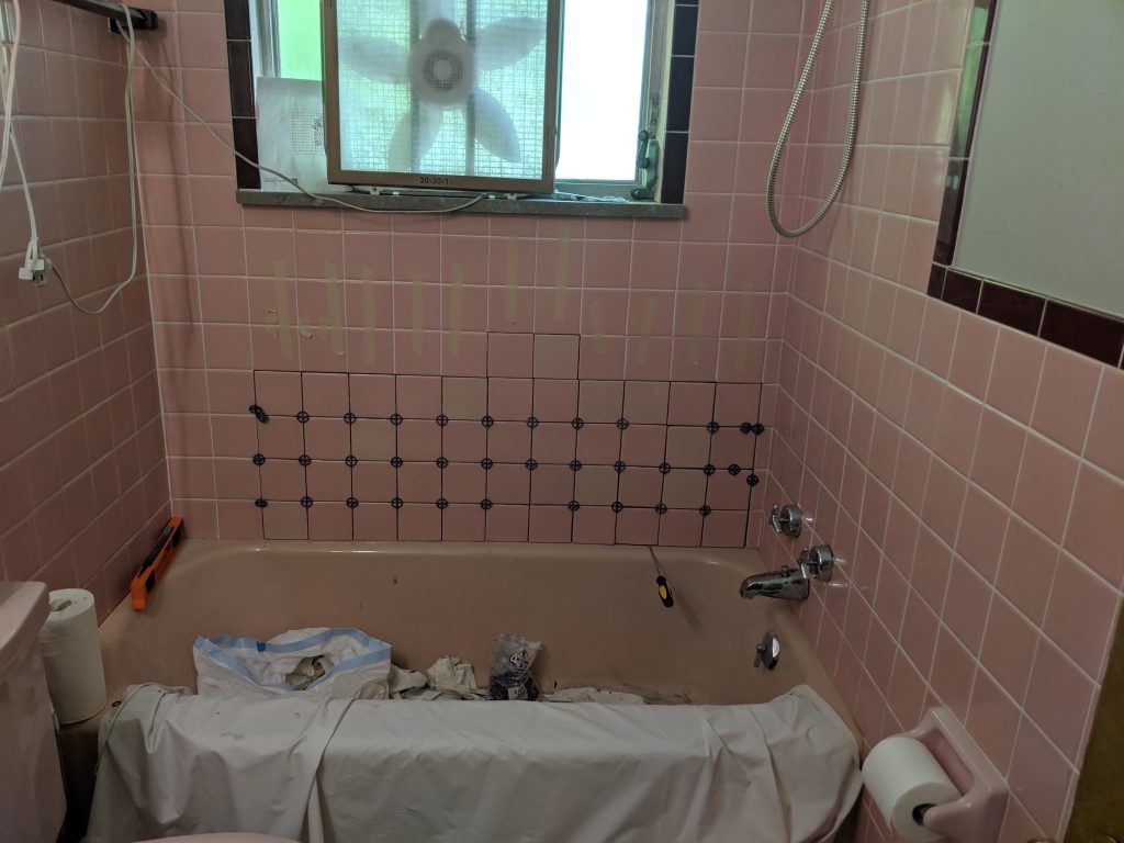 bathroom tile fix